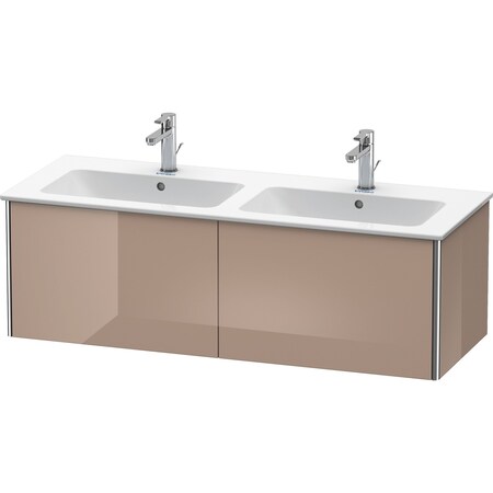 Duravit Xsquare Wall-Mounted Vanity Unit Cappuccino High Gloss XS407508686